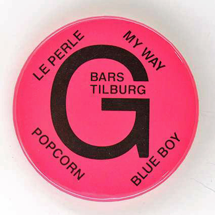 Button van vier Tilburgse gay bars